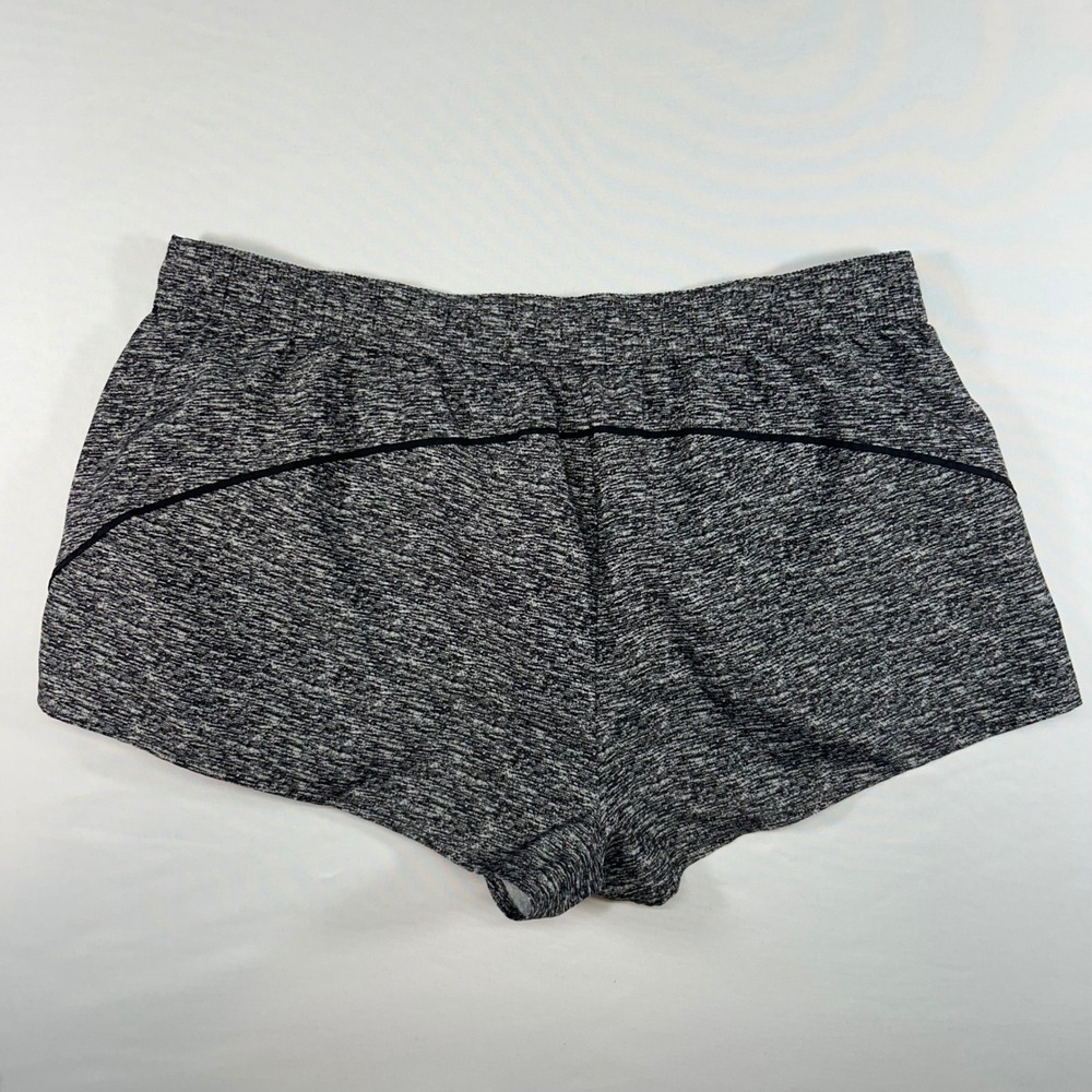 Hollister Gilly Hicks Womens Medium Gray Space Dye Active Running Shorts - Picture 8 of 8
